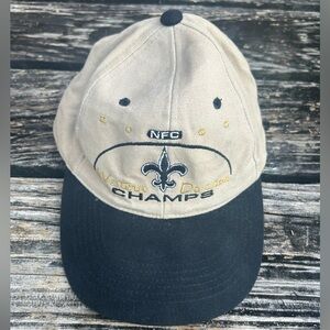 Headmaster NFL New Orleans Saints 2000 NFC western Division Champs Baseball Hat